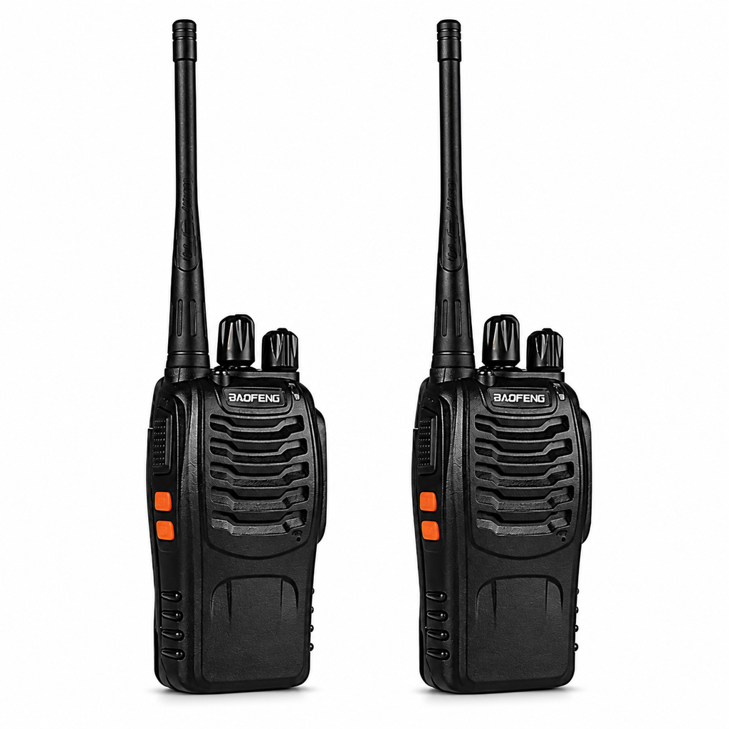 Baofeng BF-888S Walkie Talkie – Rechargeable Long Range Two-Way Radio