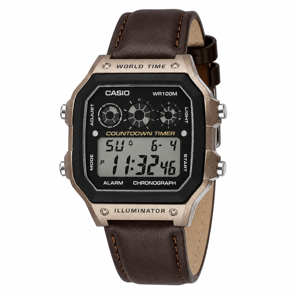 Casio Illuminator AE-1200 Leather