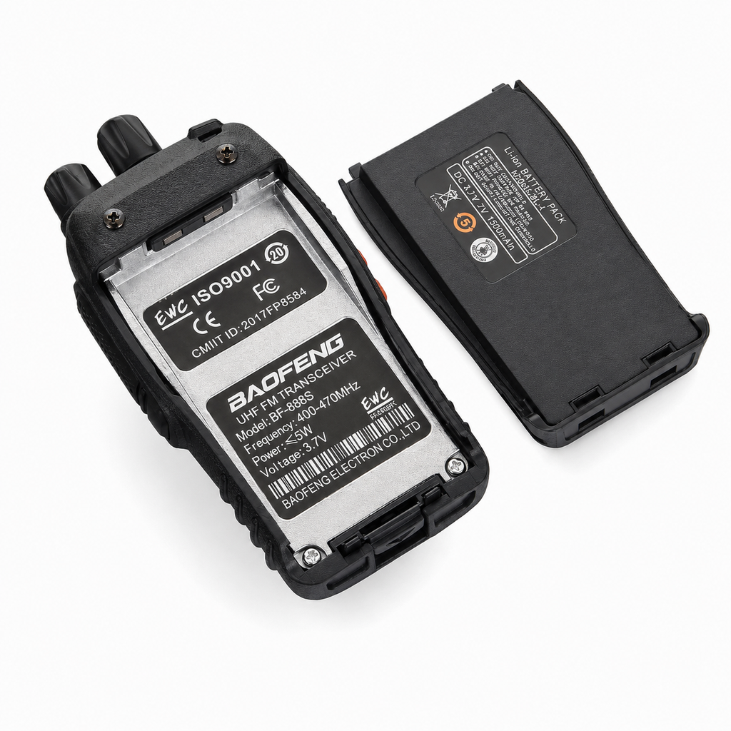 Baofeng BF-888S Walkie Talkie – Rechargeable Long Range Two-Way Radio
